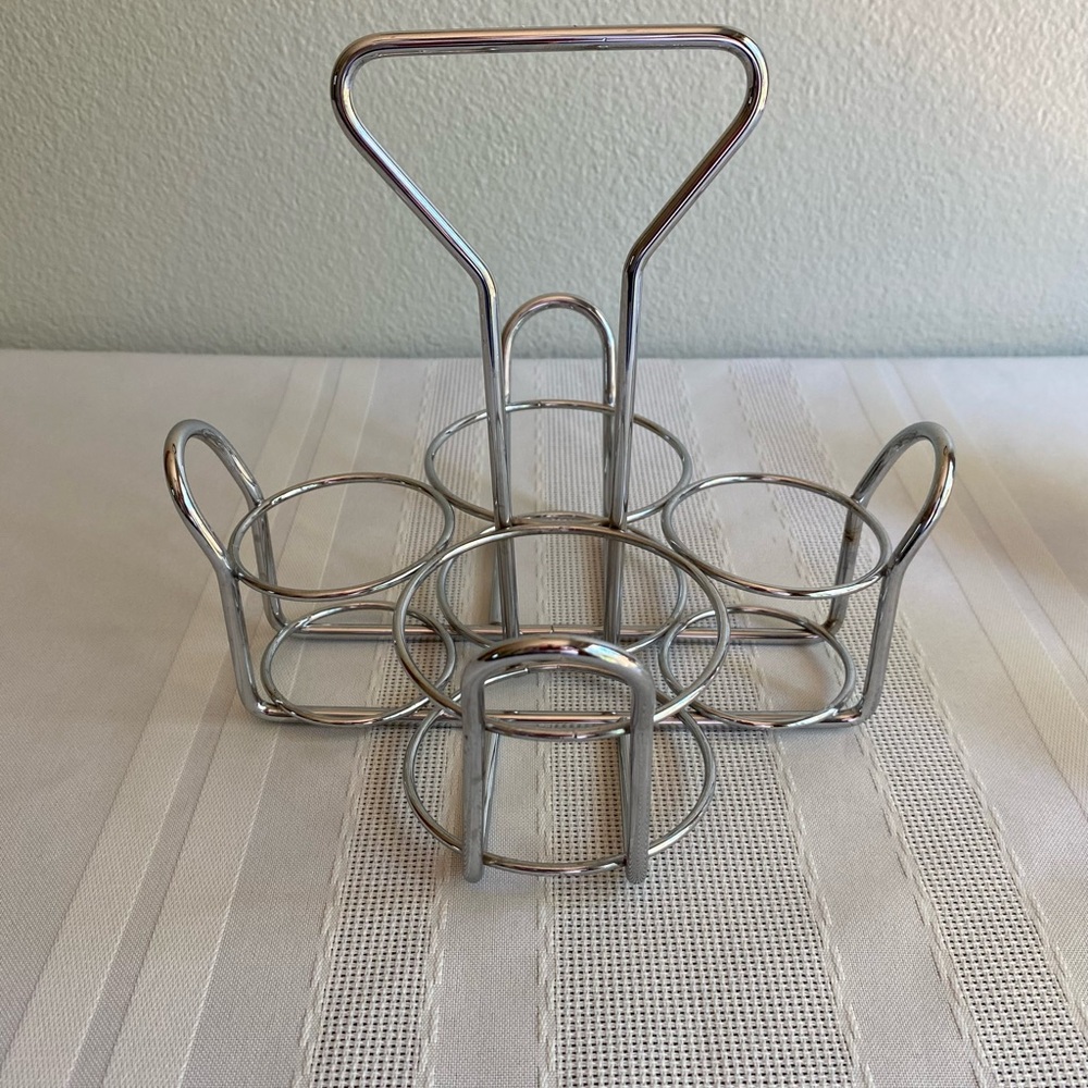 Vintage Acrylic Condiment Set Lucite - Picture 6 of 16